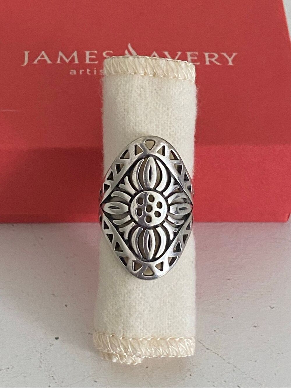 James Avery Retired Flor De Sol Ring